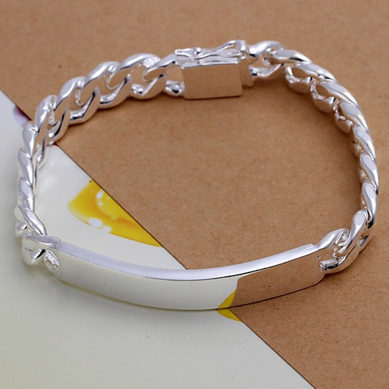 Pulseira Masculina de Prata